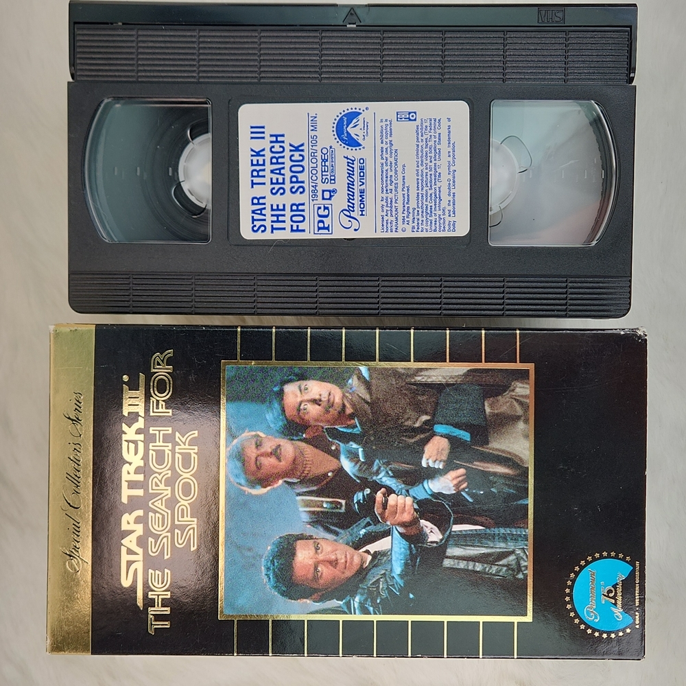 STAR Trek III: The search For Spock, Special Collector's Series VHS 1984